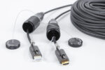 PANZERKABEL HDMI 2.1 PRO, screw connection, aluminum plug protection